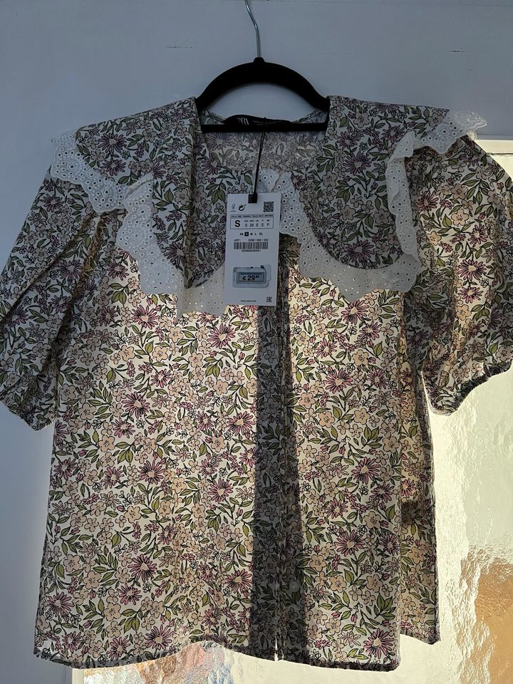 Zara Bluse mit Peter pan Kragen NEU mit Etikett in Augsburg