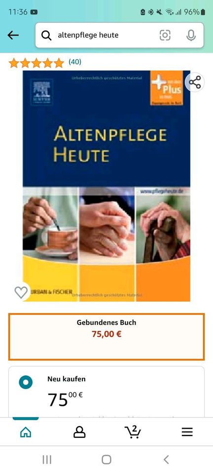 Lehrbuch "Altenpflege heute" in Cottbus