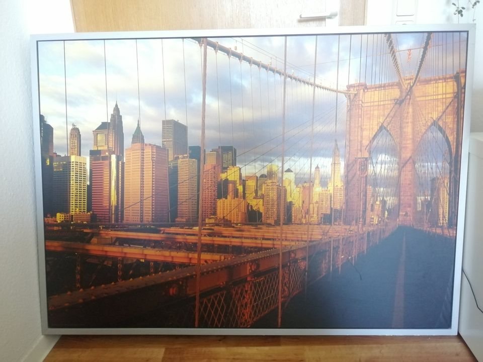 IKEA VILSHULT Bild, Brookyln New York 140 x 100 cm in Jena