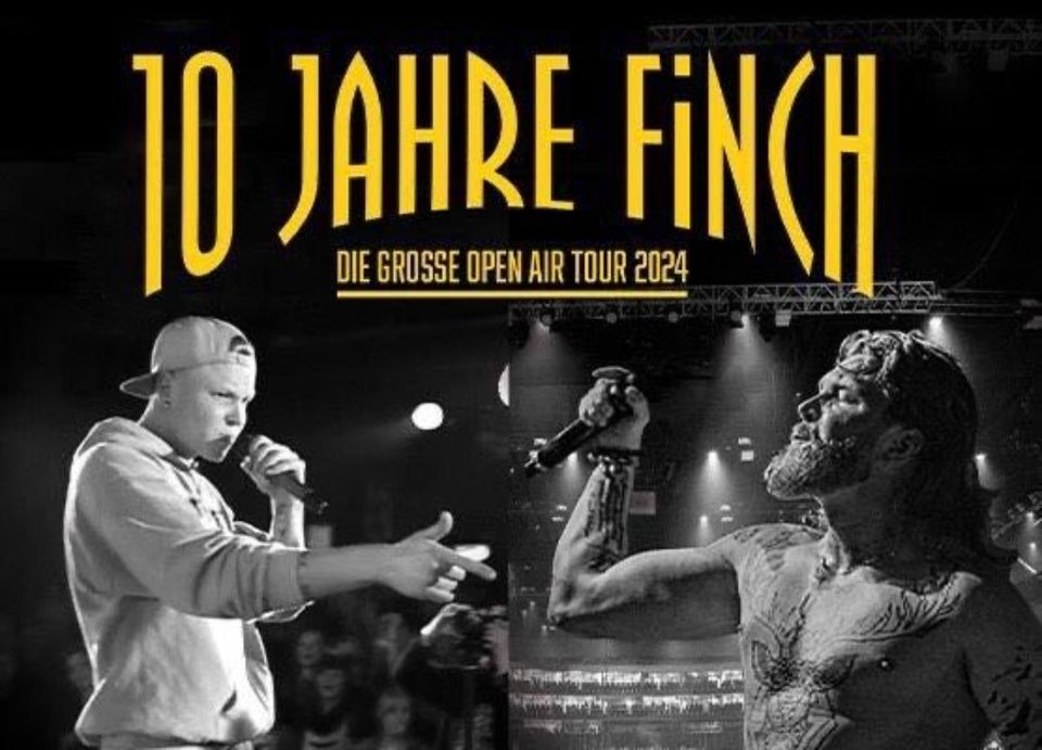 Finch - 10 Jahre Tour - Berlin 03.08.2024 in Nürnberg (Mittelfr)