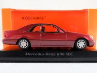 Maxichamps 940 032601 Mercedes-Benz 600 SEC in rotmetallic 1:43 Bayern - Bad Abbach Vorschau