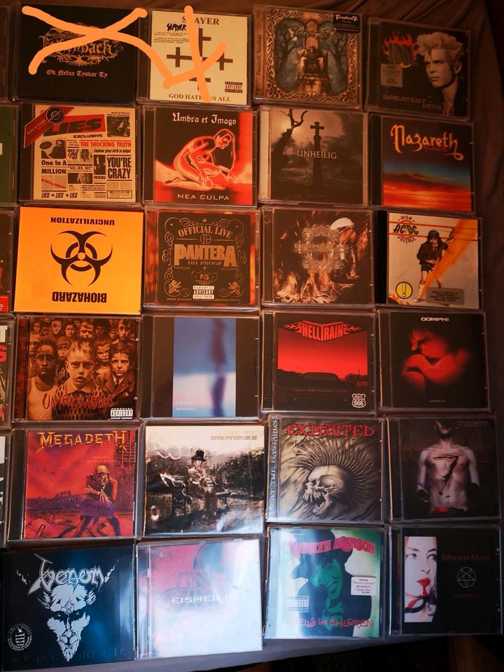 63 CDs Metal Rock Sammlung LP Gothic Musik Punk in Rostock