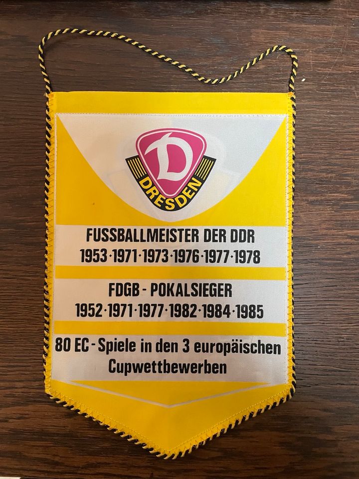 Dynamo Dresden Wimpel in Kreischa