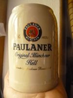 Bierkrug, Paulaner, Carabiner, 0,5 Liter Bayern - Halblech Vorschau