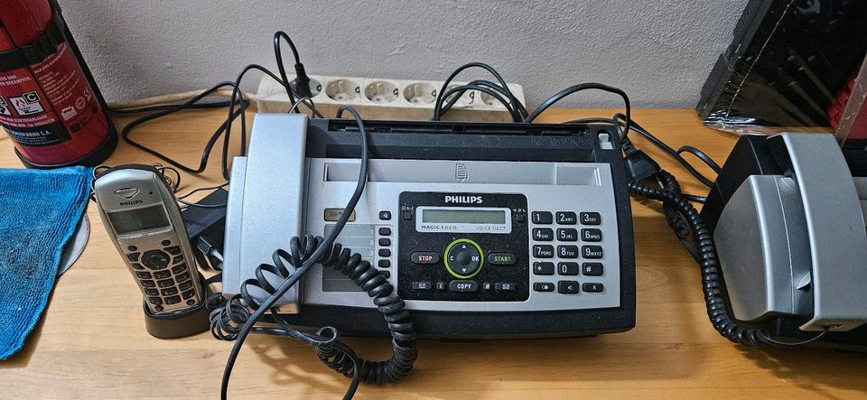 Faxgerät mit Handteil DECT Telefon in Enger