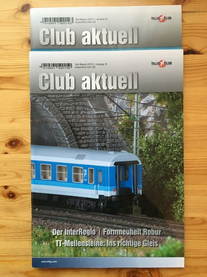 TT-Modellbahn Zeitschrift Tillig-Club – Hefte aus 2014 in Taucha