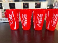 4 Stück Coca Cola Becher Coke rot weiß Mehrweg Trinkbecher Baden-Württemberg - Meckenbeuren Vorschau