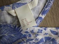 H&M Basic Kleid XL weiß mit Print blau Kornblume Racer Back Tank Hessen - Kelkheim Vorschau