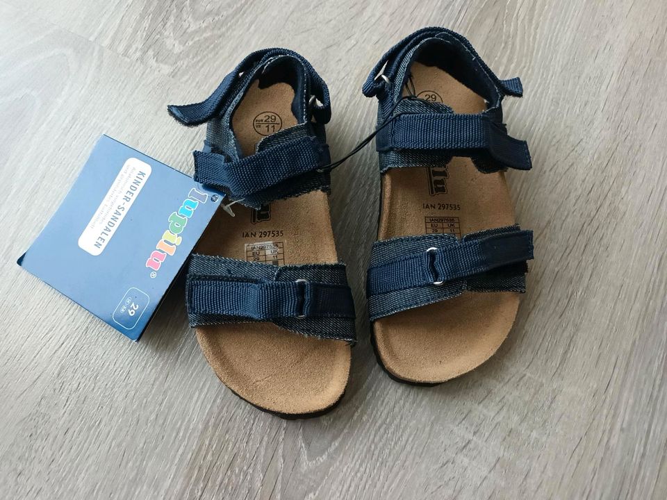 Sandalen mit Knöchelriemen Gr. 29 NEU Kinder Jungen in Hochstadt am Main