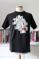 T-Shirt My Restless 45 Love schwarz Fruit Of The Loom Größe L Neu Östliche Vorstadt - Peterswerder Vorschau