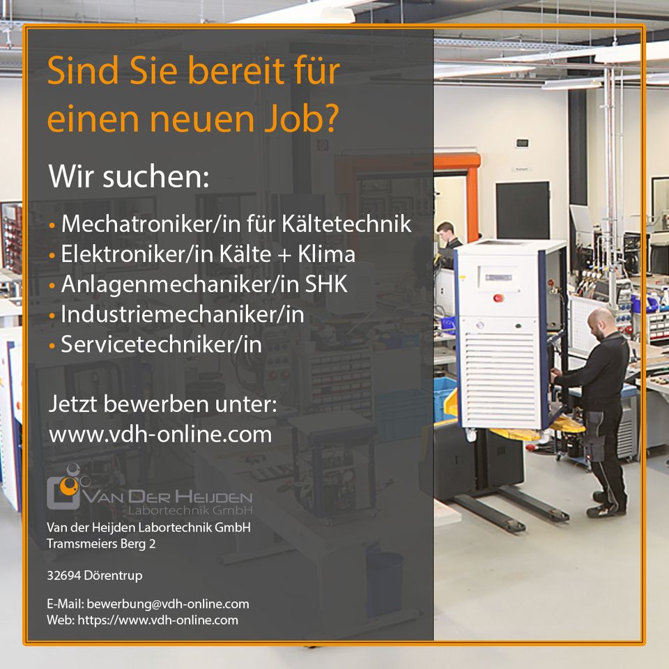 Servicetechniker/in Kältetechnik (m/w/d) - Vollzeit in Dörentrup