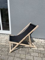 Liegestühle Holz mit schwarzem Textil (5 Stück verfügbar) Baden-Württemberg - Ludwigsburg Vorschau