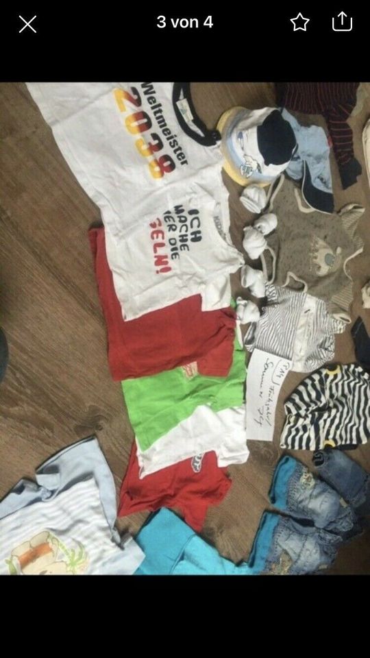 (14) großes Paket Babysachen Gr. 74 Deutschland-Shirt in Köln