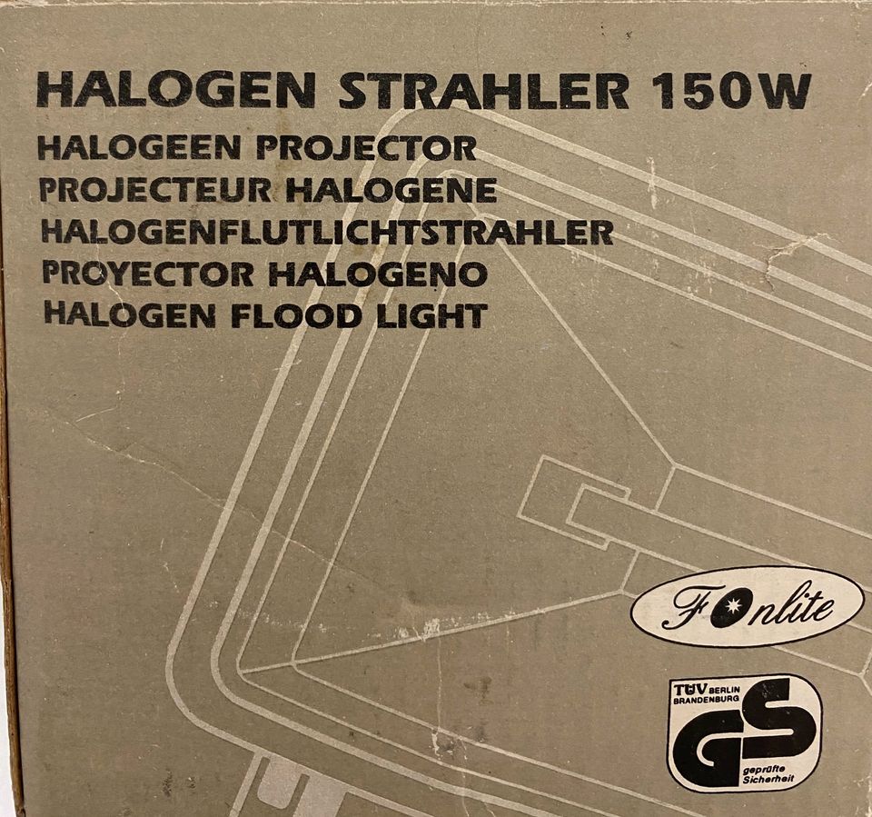 Halogen Strahler, 150 W Baustrahler neu in Kottenheim