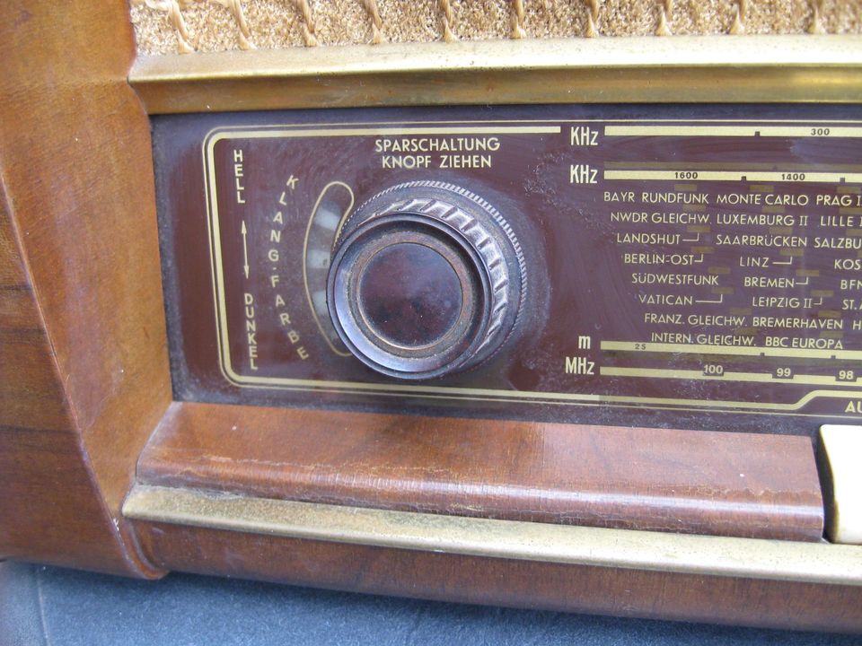 GRAETZ Super 164W, Röhrenradio von 1952/53 in Südergellersen