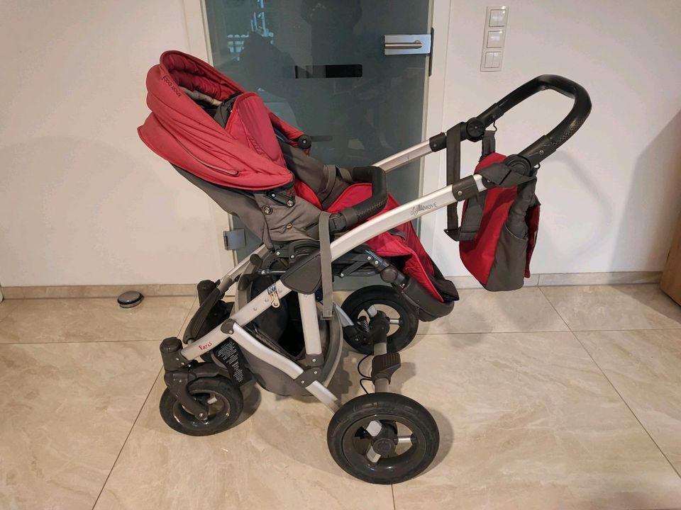 Kinderwagen von Knorr-Baby City Move, inkl. separaten Fußsack in Kobern-Gondorf