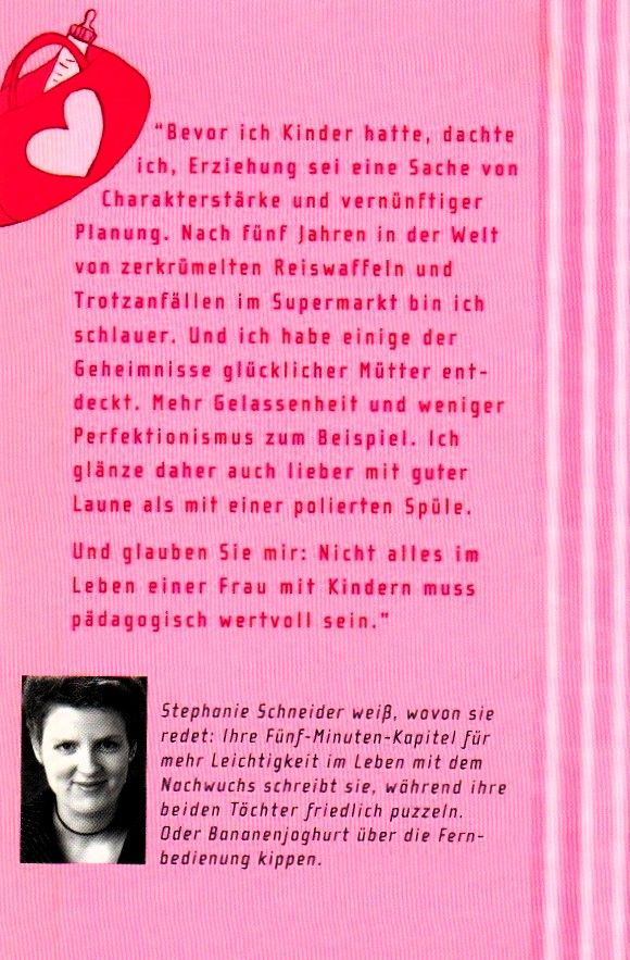 Warum Mama eine rosa Handtasche braucht ...Stephanie Schneider in Hamburg