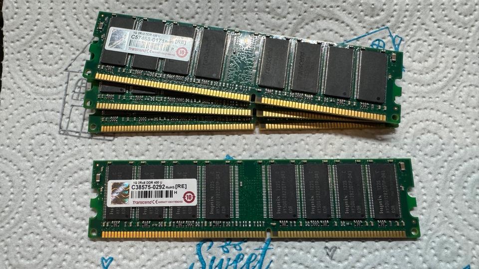 verschiedene Arbeitsspeicher RAM DDR DDR2 DDR3 ab 2,- in Hamm