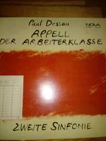 Paul Dessau, Appell an die Arbeiterklasse 2. Sinfonie, LP Vinyl Niedersachsen - Bad Iburg Vorschau