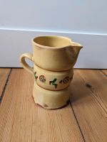 Kanne Vase gelb Ton getöpfert creme Steingut deko vintage retro Berlin - Neukölln Vorschau