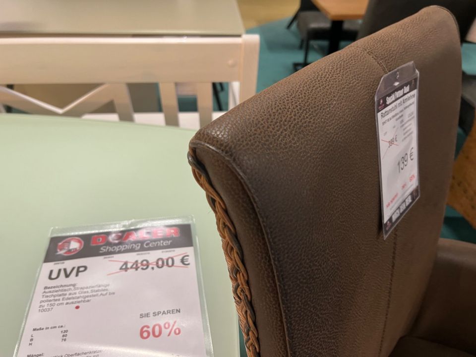 Rattanstuhl braun / Stuhl / Esszimmerstuhl statt 399,-€ in Zeitz