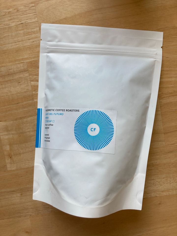 Hermetic coffee roasters Decaf Entkoffeinierte Kaffeebohnen 250g in Wolfenbüttel