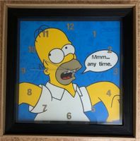 *Neu* Wanduhr 58x58cm - Homer Simpson - Mmm... any time Bielefeld - Senne Vorschau