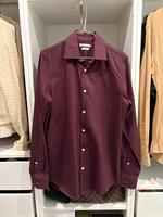 Herren Hemd Zara slim fit Gr. S burgunderrot Bayern - Fürth Vorschau