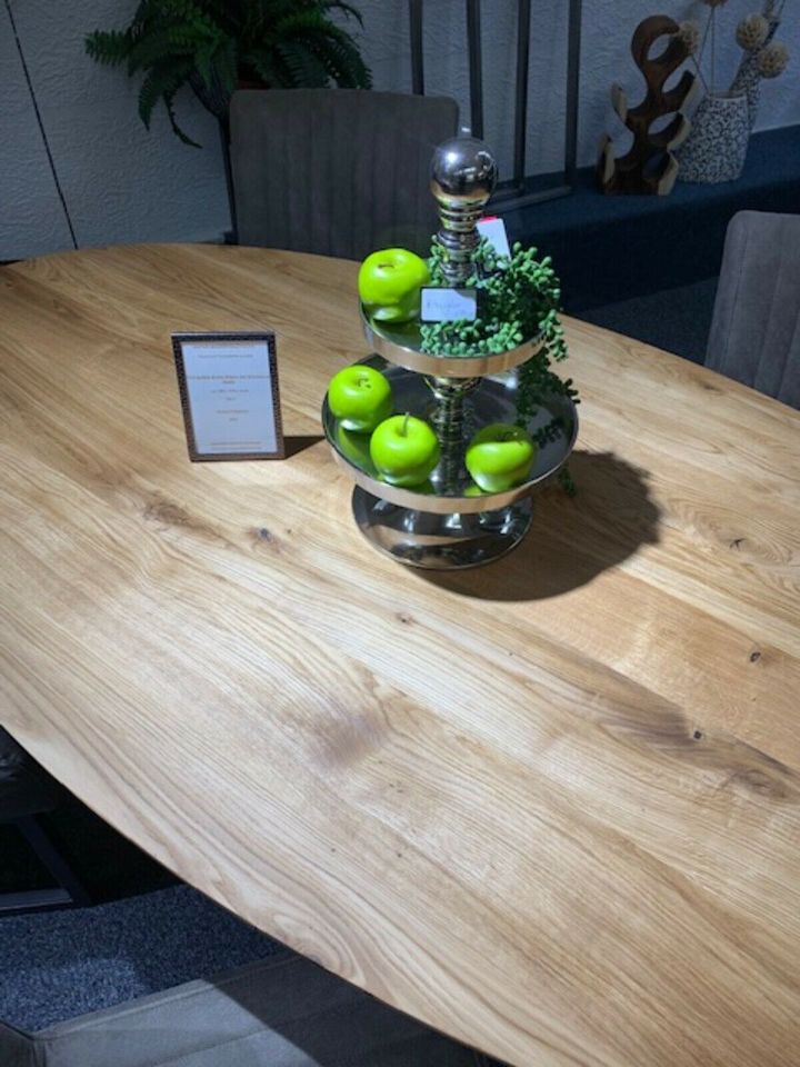 Massivholztisch Tisch Esstisch Elipse in Mönchengladbach