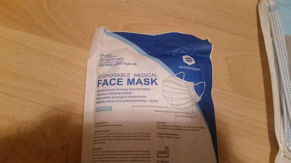 Medizinische Masken OP Maske Schutz Neu in Emsbüren