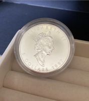 5 Dollars 1997  Maple Leaf  1 OZ. Silber Silbermünze Sachsen - Wechselburg Vorschau