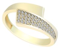 Gold Damen Ring mit Zirkoniabesatz, 8 Karat, 333er Gelbgold NEU Nordrhein-Westfalen - Hagen Vorschau