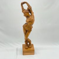 Tanzendes Mädchen Skulptur Holzfigur Lindenholz Handmade Unikat Hessen - Hainburg Vorschau