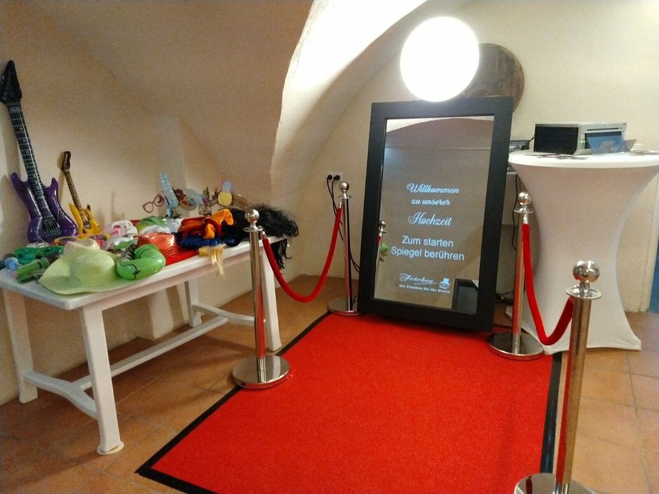 Mirrorbooth, Spiegelbox, Fotobox Druck für Hochzeit, Event mieten in Rheda-Wiedenbrück