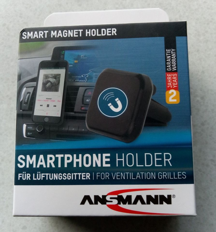 ANSMANN Handyhalter fürs Auto mit Magnet - KFZ Handy Halterung zur