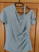 Shirt cold Shoulder mit Knopfdekor  Gr.L grau neu Niedersachsen - Edemissen Vorschau