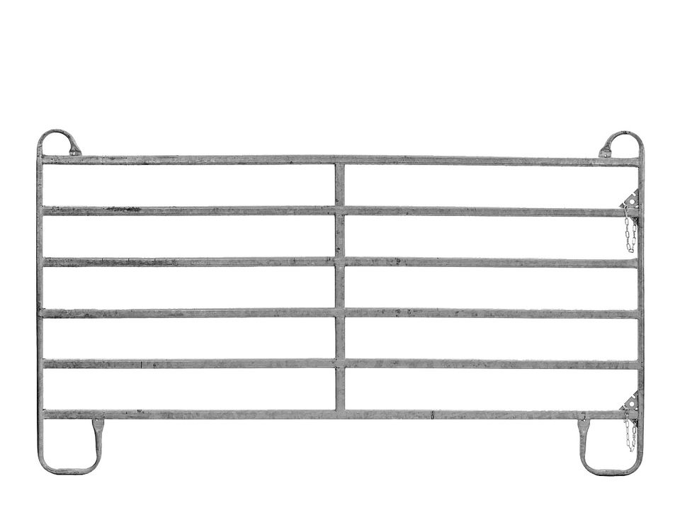 Weidepanel, inkl. Ketten 240cm 6-rohrig Panele Gitter in Eschweiler