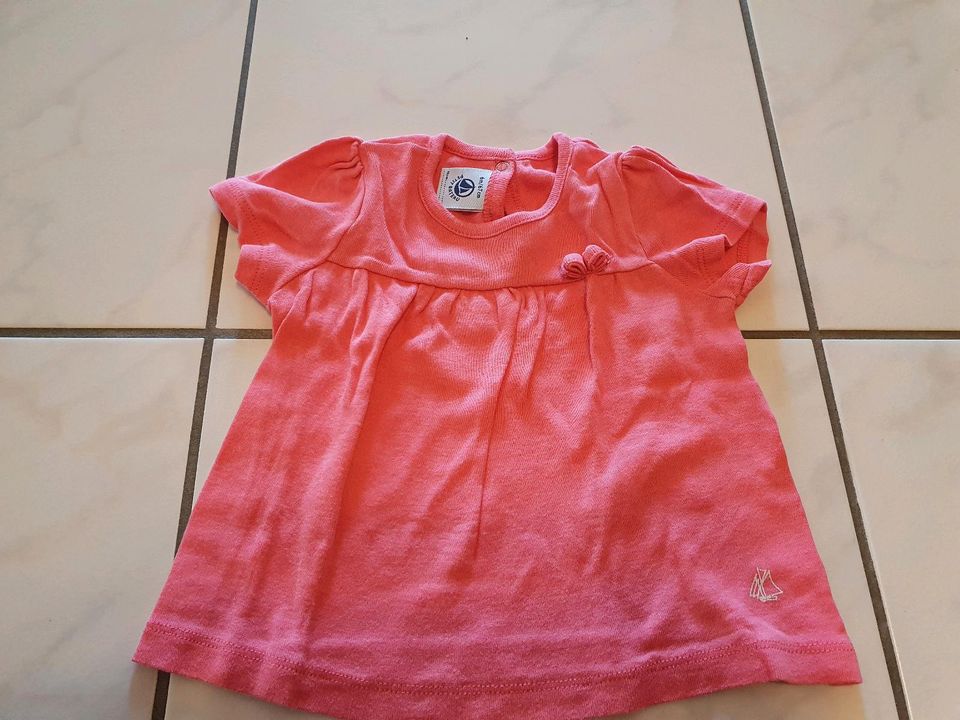 4 x Petit Bateau Shirts, 67 cm, neuwertig, Zwillinge in Maisach