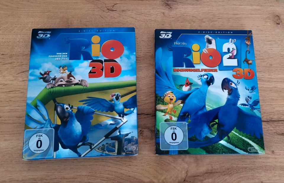 Rio Teil 1 & 2 in 3D 2D Blu-ray Bluray in München