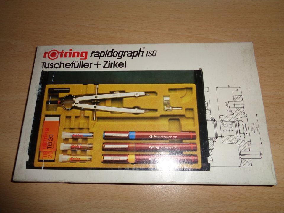 rotring rapidograph iso Set Tuschefüller + Zirkel in Bayern - Fürth | eBay  Kleinanzeigen ist jetzt Kleinanzeigen