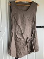 Leinen Shirt ärmellos braun lang Made in Italy Mecklenburg-Vorpommern - Hanshagen bei Greifswald Vorschau