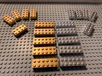 LEGO Steine 2x4 2x6 2x8 metallic silber und gold sehr selten Niedersachsen - Rodenberg Vorschau