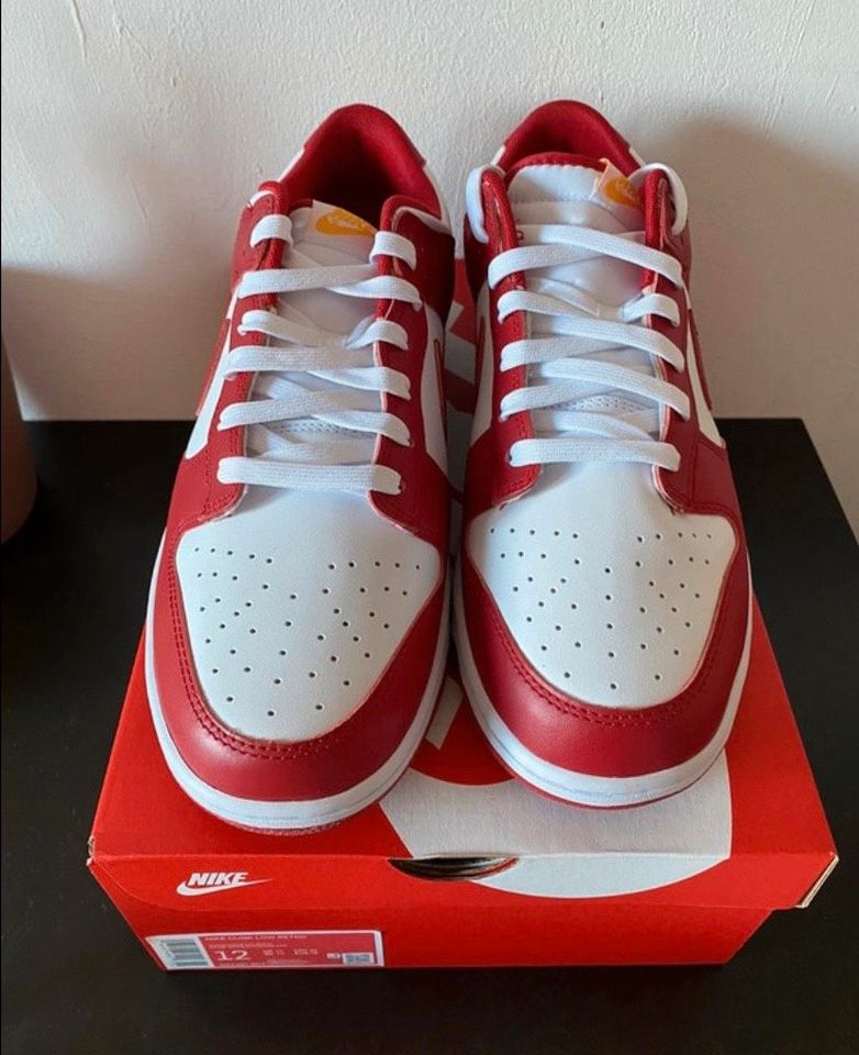 Perfektes Geschenk Nike Dunk Low Retro Gym Red EU46/US12 in Falkensee