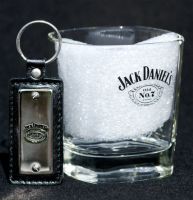 Schlüsselanhänger Jack Daniels plus Glas Rheinland-Pfalz - Dieblich Vorschau