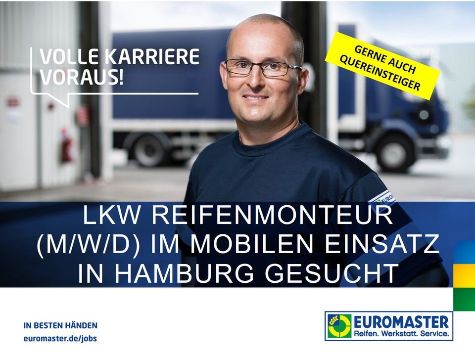 LKW-Reifenmonteur (m/w/d) im mobilen Einsatz auch Quereinsteiger in Hamburg