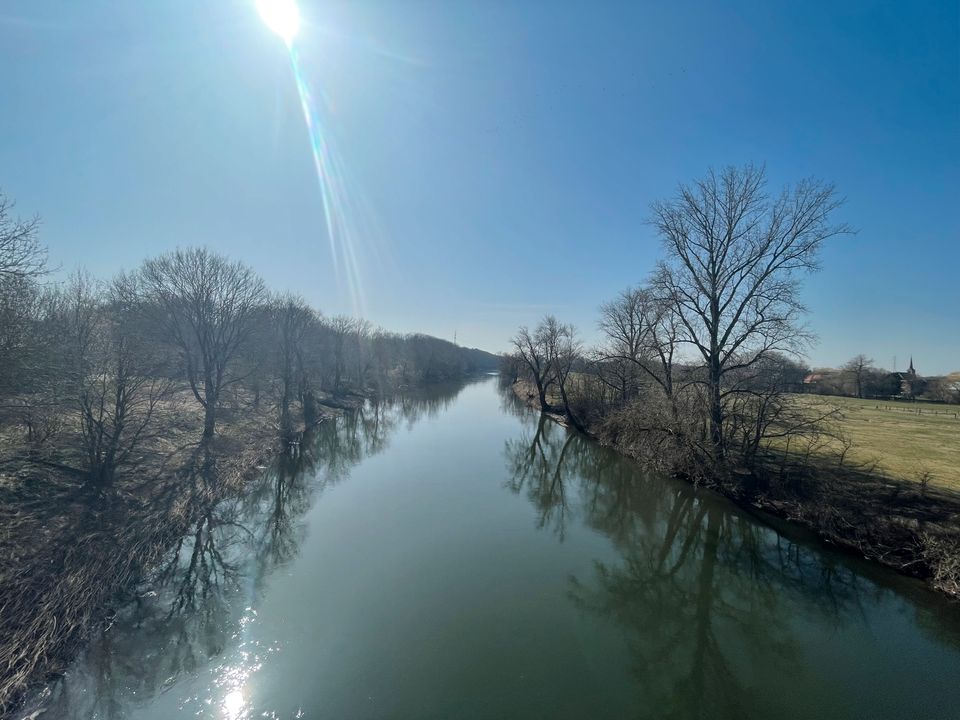 Großes Grundstück an der Saale mit Wasserzugang in Lützen