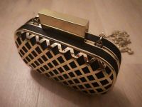 *TOP* Box Clutch Gold Gitter Satin schwarz edel Kette Henkel edel Bayern - Sulzbach a. Main Vorschau