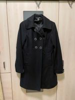 klassischer zweireihiger Mantel schwarz Gr. 36 H&M CHIC Thüringen - Erfurt Vorschau