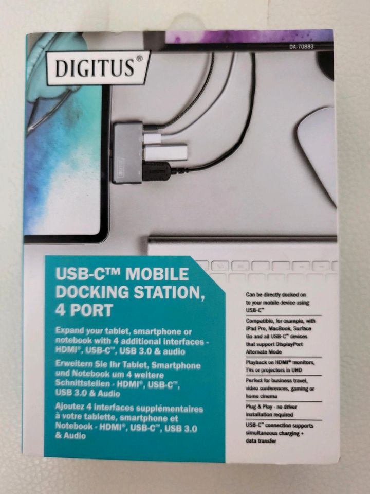 Digitus USB C Mobile Docking Station 4 port in Geislingen an der Steige