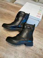 NEU Esprit Stiefelette, Stiefel, Lederoptik, schwarz, Schnürboots Dresden - Laubegast Vorschau